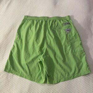 Columbia Lime Green Board Shorts